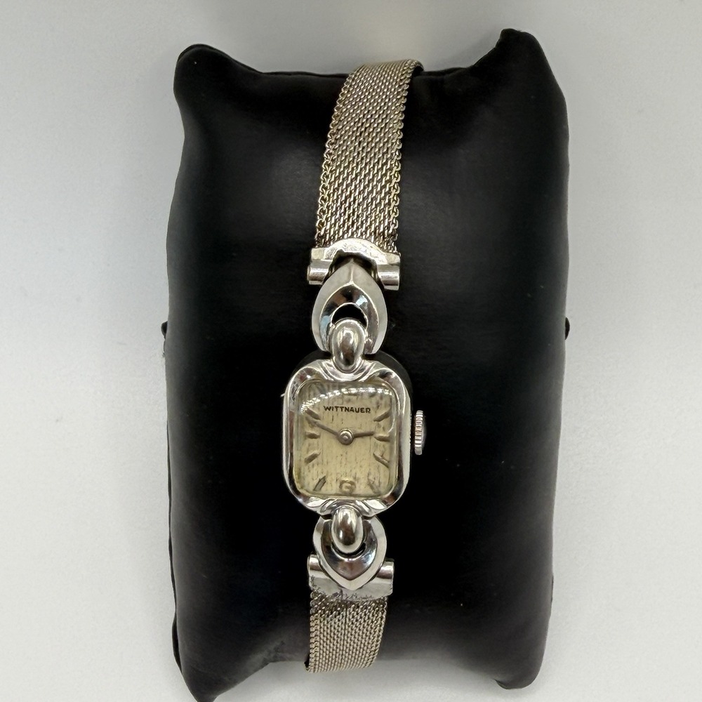 Vintage Wittnauer Women's 10k GF Watch Works Regency Bracelet Granny Core